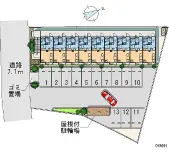 ★手数料０円★越谷市増森２丁目　月極駐車場（LP）